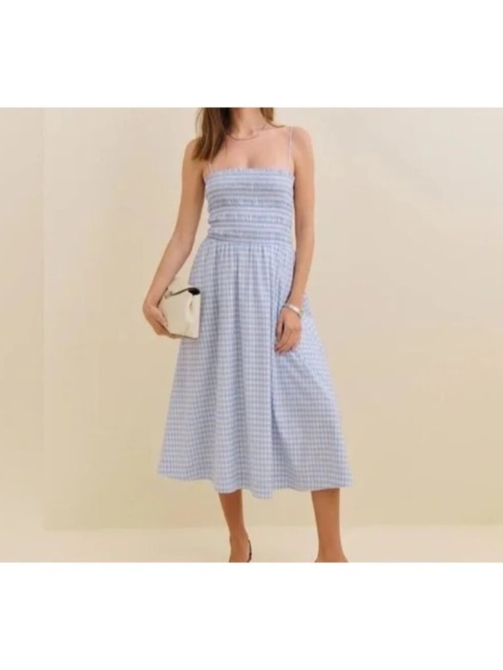 Reformation Kerrie Dress Vintage Charming Gingham Cottagecore Twee Womens 6